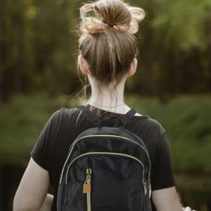 Mochila de nailon Miss Bolso de hombro pequeño para mujer Cartera Bolsos negros - Imagen 1 de 12