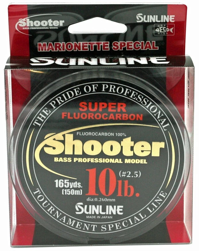 Línea de pesca de fluorocarbono transparente especial marioneta Sunline Shooter 18# 165 años Foto 1 de 1