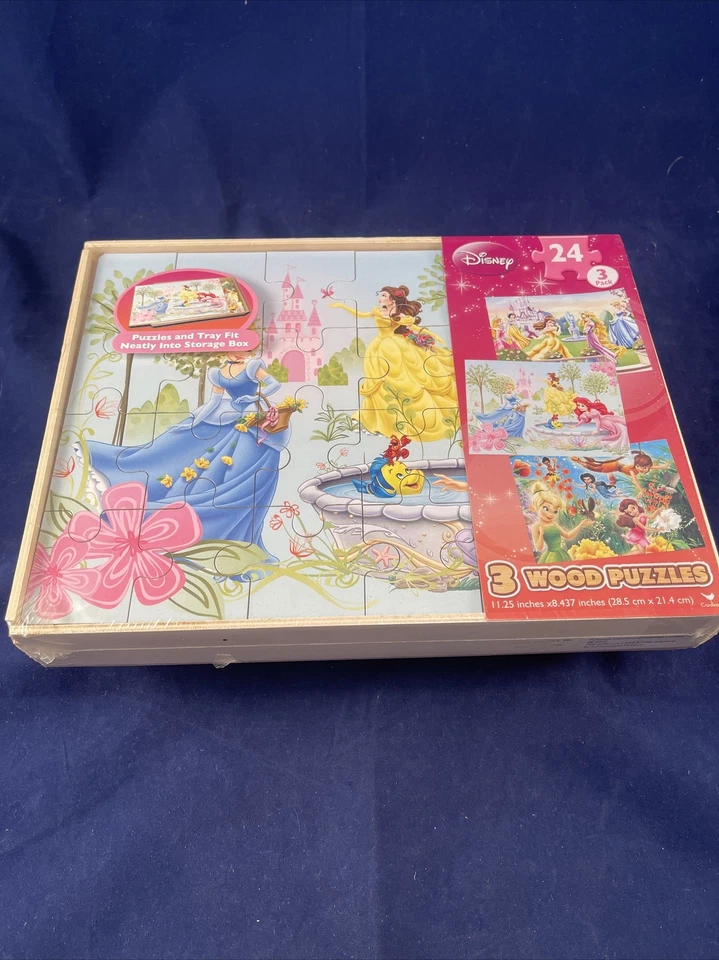 Cardinal 5 Wood Puzzle Set Disney Frozen Palace Pets Princesses a