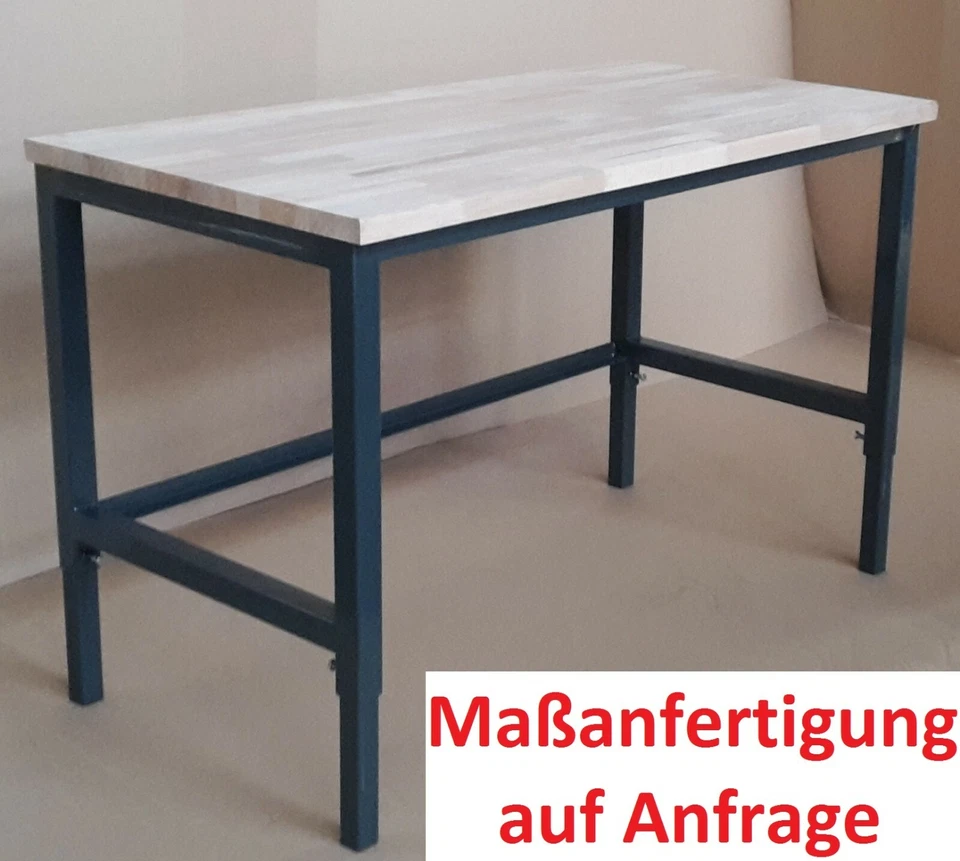 Werkbank Werktisch höhenverstellbar Arbeitstisch stabil Tisch Packtisch hoch - Bild 1 von 4