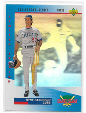 Ryne Sandberg 1993 Dennys Grand Slam HOLOGRAM Card #8