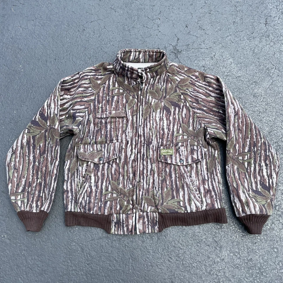 Chaqueta de Caza Vintage RealTree Spartan PolarTuff Invierno Camuflaje Polar Grande para Hombres Foto 1 de 4