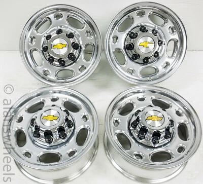 4 NEW Chevy Silverado Suburban 2500 Polished 16” Wheels Rims Free Shipping 5079 - Image 1 of 3