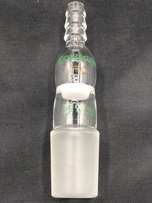 CHEMGLASS Glass 19/22 Inner Inlet Fritted Disc Adapter Hose CG-1011-19 (1/cs) - Image 1 of 4
