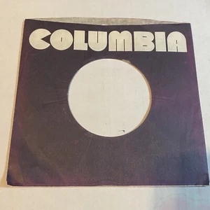 Columbia Records 45rpm Record Sleeve: Black - Picture 1 of 2