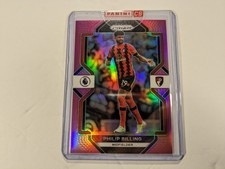 Philip Billing /199 2022-23 Prism Soccer Card Pink 218