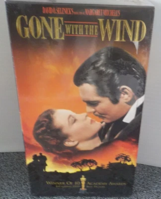 VHS Gone With The Wind With Clark Gable & Vivien Leigh Best Picture 1939 Sealed - Image 1 of 4