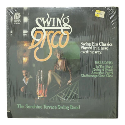 The Sunshine Terrace Swing Band Swing Disco LP Pickwick SPC-3674 VG Shrink 1976 Foto 1 de 4
