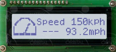 Matrix Orbital LK162-12-V-GW LCD Display - Image 1 of 2