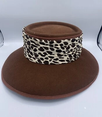 VTG Sonni San Francisco Women’s 100% Wool Felt  Boho Cowboy Hat USA - Image 1 of 4