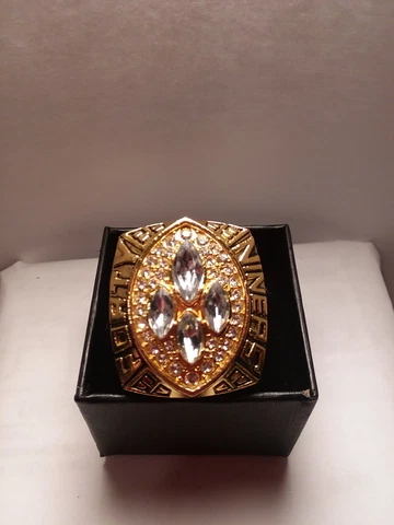 1989 WORLD CHAMPIONSHIP RING 49ners SUPER BOWL XXIV JOE MONTANA "BACK TO BACK" Cover