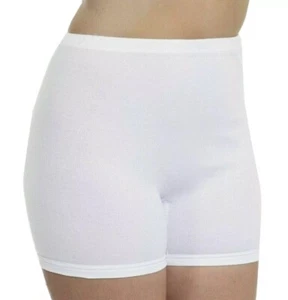 3 Pack 100% Cotton Interlock Pantees Full Cuff Leg Knickers Underwear Briefs - Picture 1 of 2