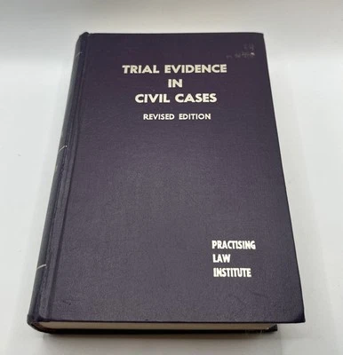 Trail Evidence In Civil Cases Revised Edition - Image 1 of 4