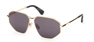 Gafas de sol unisex Max Mara MILLER 4 MM0143 ORO CLARO/GRIS 59/12/135 Foto 1 de 3
