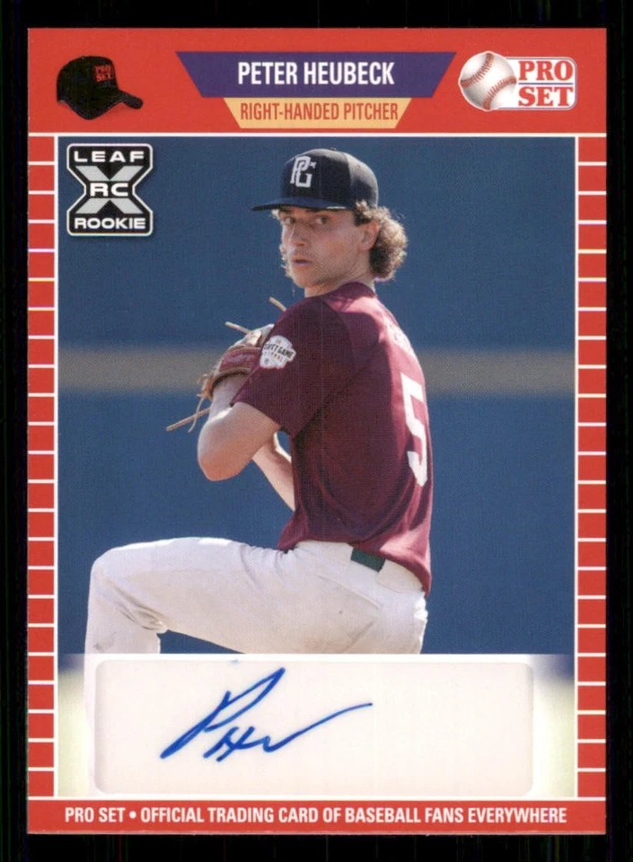2021 Leaf Pro Set AUTO Red #PSPH1 Peter Heubeck - Image 1 of 2