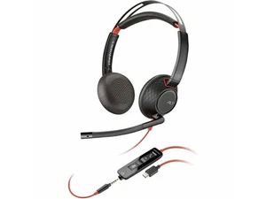 Poly Blackwire C5220 Headset - Stereo - USB Type C, Mini-phone (3.5mm) - Wired - - Picture 1 of 4