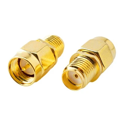 2* SMA Female Jack to SMA Male Plug Coax Cable Connector Replacement Kit - Image 1 of 4