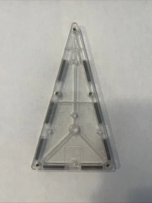 Magna-Tiles - Clear Triangles - 3" x 5.5" x 5.5" - Choose your quantity - Image 1 of 2