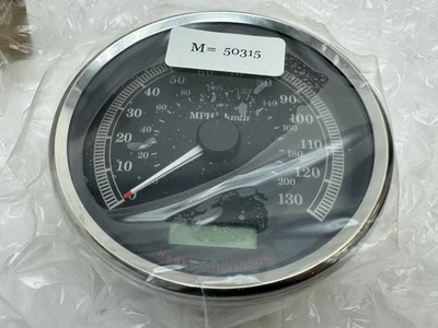 正品哈雷戴维森速度计 67412-04B 从未使用过里程 50315 — 第 1/4 张图片