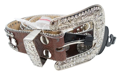 Cinturón Nocona Hombre Talla XL 1.5x38-42 Western Estrás Cruz Bling Vaquero Foto 1 de 4