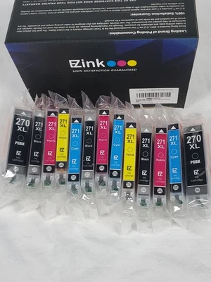 EZ ink PGI-270 XL 271 XL Ink for Canon PIXMA models 13-pack B C Y M * READ - Image 1 of 4
