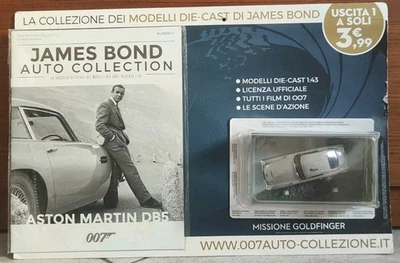ASTON MARTIN DB5 JAMES BOND 007 GOLDFINGER 1/43 PRIMA USCITA EAGLEMOSS  - Immagine 1 di 4