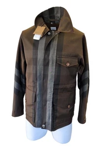 Burberry Wasserdichte Jacke IT 46 S XS SS23 Italy Parka Braun Kariert Oversized - Bild 1 von 20