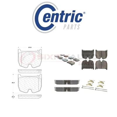 Centric Posi Quiet Ceramic Brake Pads w Shims for 2006 Mercedes-Benz CLS55 kh — 第 1/4 张图片