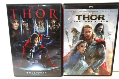 Thor & Thor: The Dark World MARVEL DVD lot - Image 1 of 4