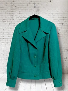 Harella Jade Green Dagger Collar Mod Jacket - Picture 1 of 3