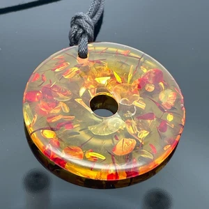 BERNSTEIN  ANHÄNGER ca. 24,80 ct. SCHMUCKJAGD - Bild 1 von 3