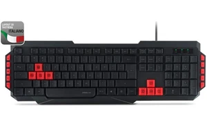 Speedlink USB Gaming Tastatur QWERTY Italien IT ITA Italienisch Keyboard-Layout - Bild 1 von 3