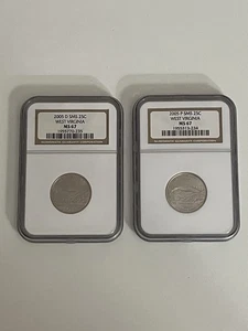 2005-D&P SMS 25C West Virginia State Quarter NGC MS67 - Picture 1 of 2