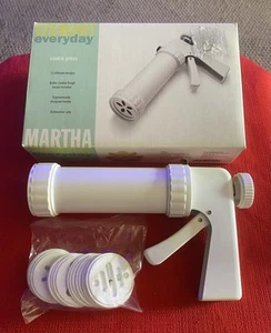 Prensa de galletas diaria Martha Stewart con 12 discos de diseño diferentes - Imagen 1 de 14