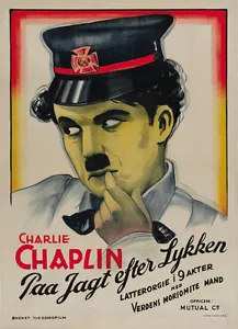 Póster de película Easy Street (1917) de Charlie Chaplin 24x33 pulgadas - Imagen 1 de 1