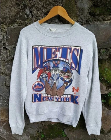Vintage MLB 90s New York Mets Sweatshirt Funny Gift For Men Women All Sizes Cover