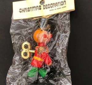 Soldatino giocattolo vintage ornamento natalizio plastica Hong Kong retrò - Foto 1 di 6