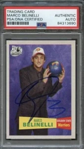 2007-08 Topps #128 Marco Belinelli Signed Card AUTO PSA Slabbed RC - Picture 1 of 2