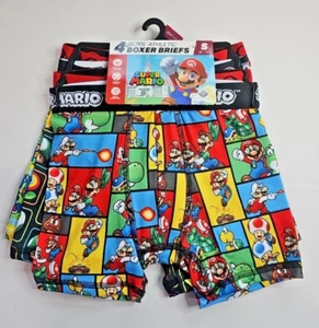 Nintendo Mario Kart Boys Athletic Boxer Brief Underwear 4 Pk Sz: S 6-7 New Tags - Picture 1 of 8