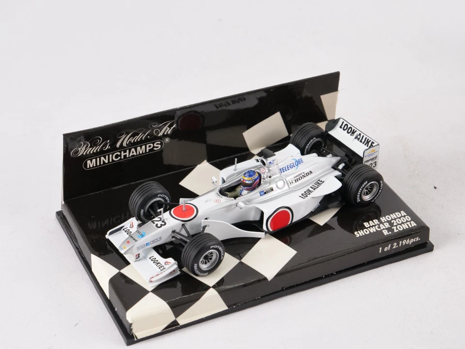 Minichamps 1/43 Bar Honda Showcar 2000 Ricardo  Zonta  430000073 430 000073 - Photo 1/4