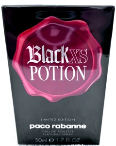 Paco Rabanne Black XS Potion EDT 1.7 fl. oz. / 50ml limited edition, disc. - Picture 1 of 3
