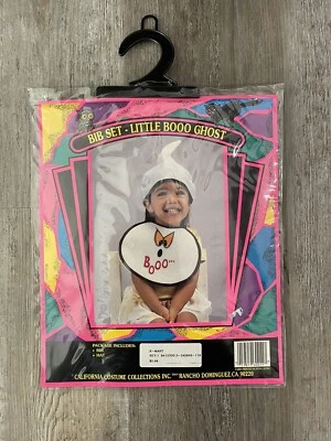 Vintage California Costumes Collections Bib Set Little Boo Ghost - Rare! - Image 1 of 4