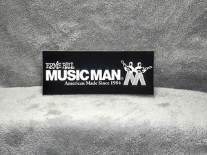 Ernie Ball Music Man Black Sticker - Picture 1 of 1