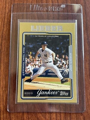 JON LIEBER #’d /2005 - 2005 Topps Gold Parallel SP #149 YANKEES - Image 1 of 2