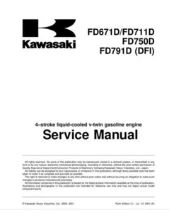 Kawasaki FD671D-FD711D-FD750D-FD791D-DFI--KAWASAKI-SERVICE-REPAIR-MANUAL - Picture 1 of 5