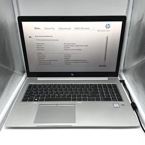 HP Elitebook 850 G6 15.6" | Core i7-8565U 1.80GHz | 32GB RAM | No SSD/OS | Boots - Afbeelding 1 van 8