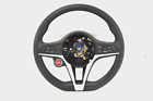 🚀 2017-2022 Alfa Romeo Giulia Black Leather Steering Wheel OEM Red Button