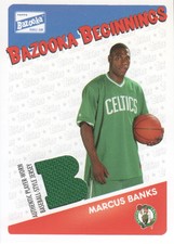 2003-04 Topps Bazooka Beginnings #MB Marcus Banks JERSEY