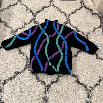 Vintage London Fog ASAP Rocky Jacket All Over Color Lines Small - Image 1 of 4