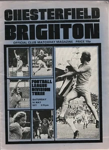 CHESTERFIELD v BRIGHTON Div 3 1976-1977 - Picture 1 of 1